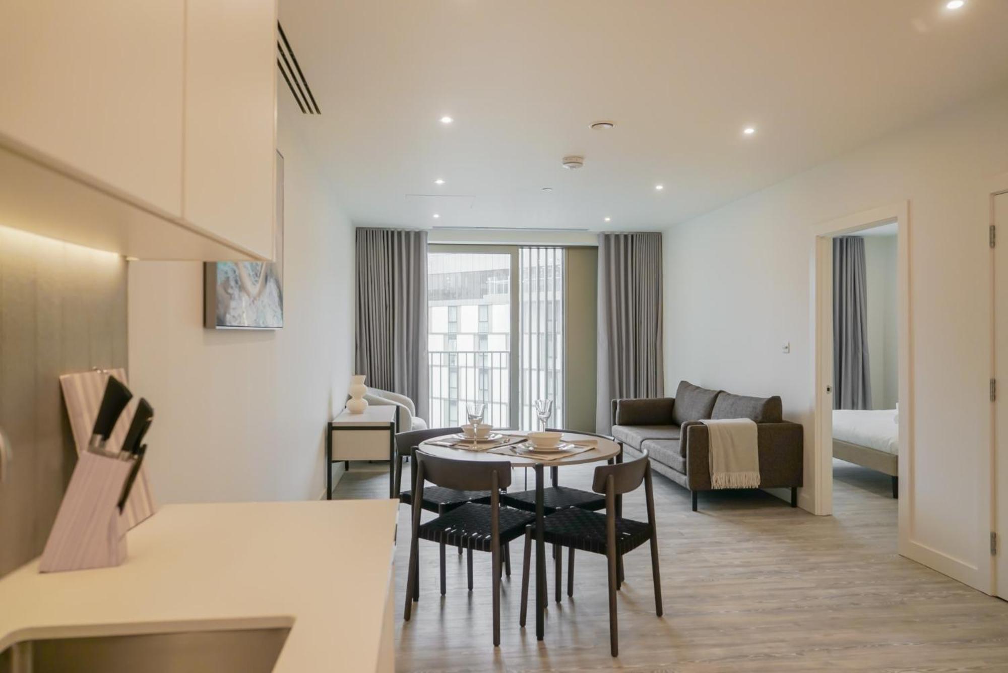 Coppermaker Square In Stratford Aparthotel London Ngoại thất bức ảnh